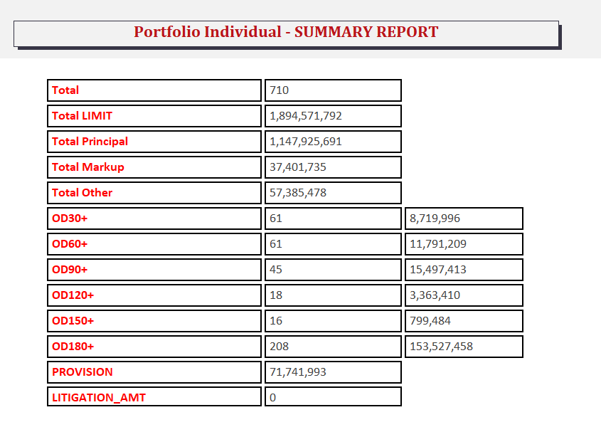 eCIB V2 Reports